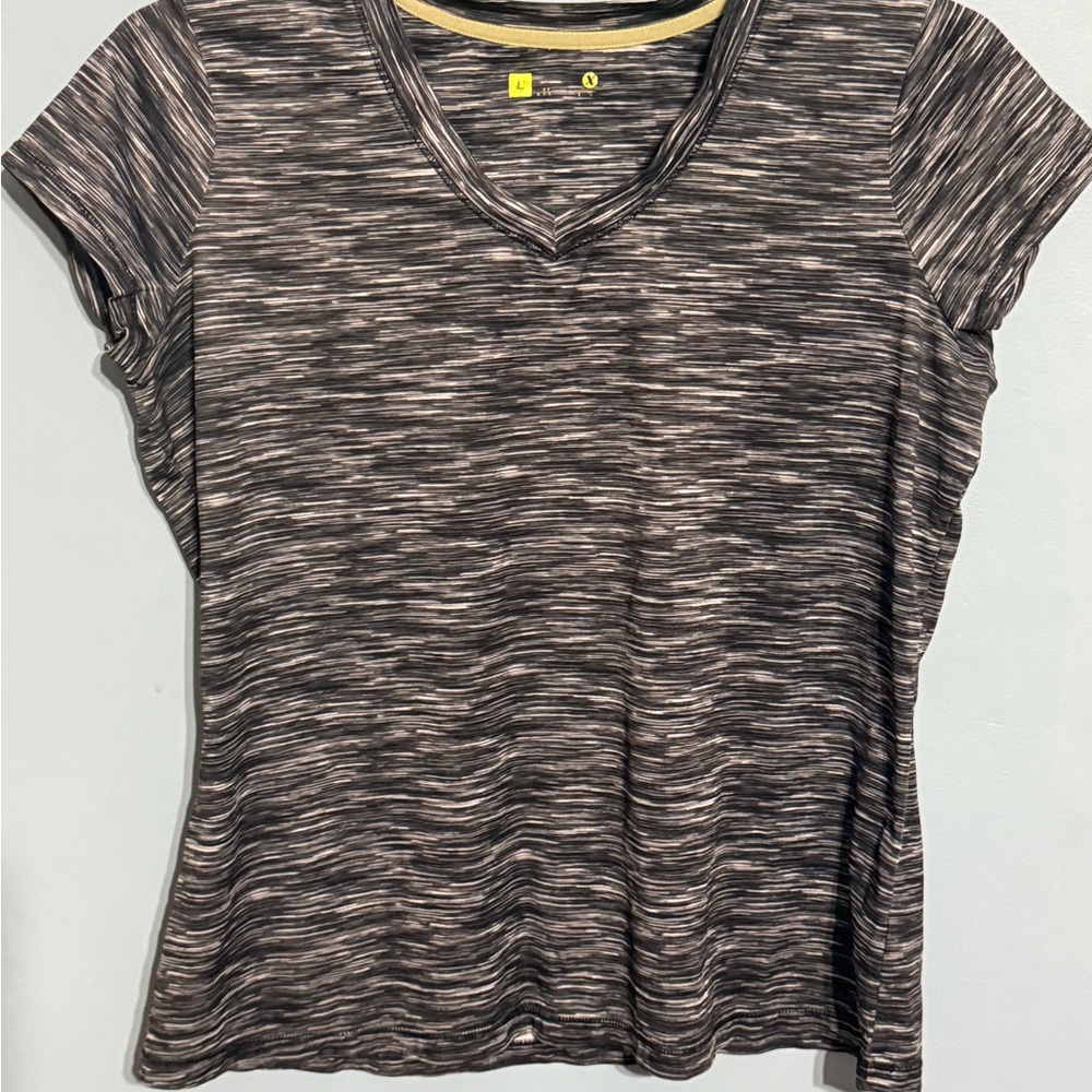 Gray V-Neck Women's Sweatshirt Gently Used - Picture 3 of 16